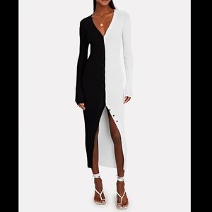 STAUD
Shoko Colorblock Sweater Dress